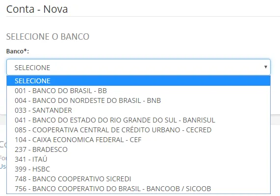 Seleção do banco